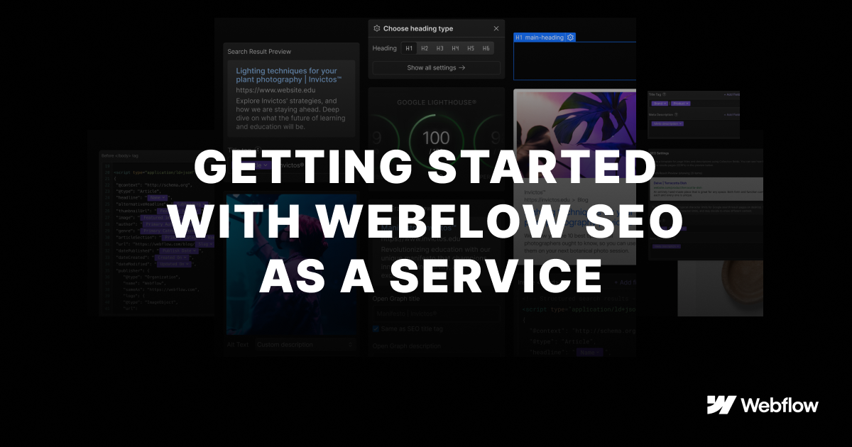 How to Start Offering Webflow SEO Services